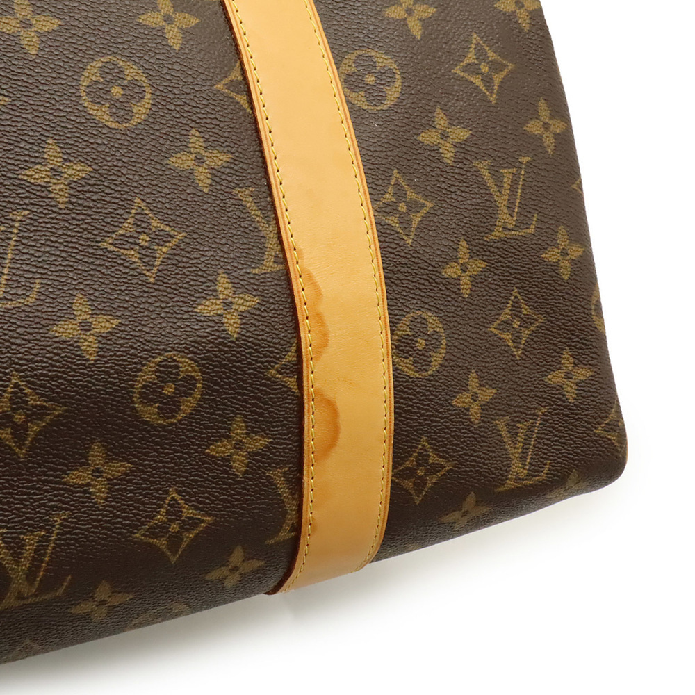 LOUIS VUITTON Authentic Brown Monogram Carryall Boston Bag - Picture 9 of 9